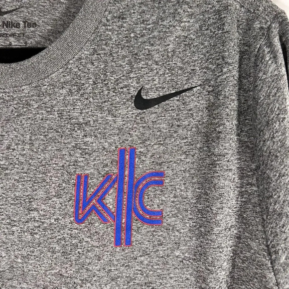 Nike Kansas City Shirt Men's Large Grey Short Sleeve Crew Neck Dri Fit Tee - Picture 4 of 6